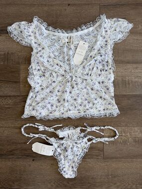 For Love and Lemons Lavender Fields Matching Set